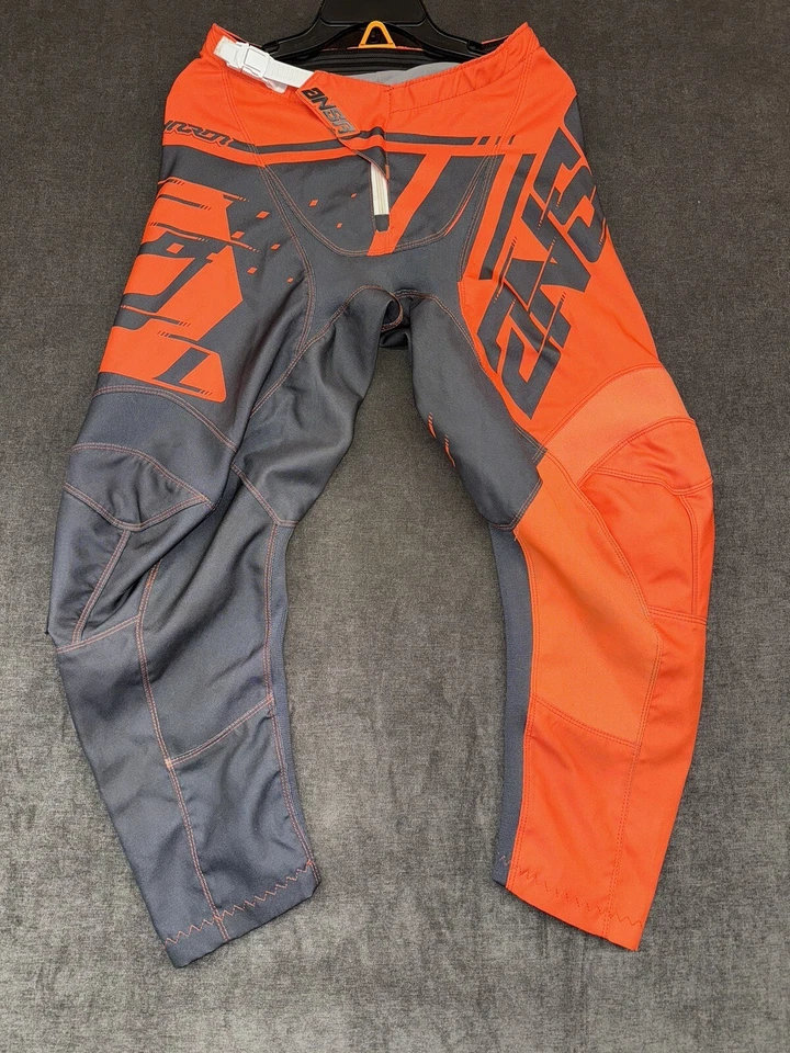 Pantalones Answer Syncron Hombre 30 Naranja Motocross Carreras Cintura Ajustable Foto 1 de 4