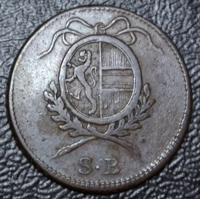 1786 AUSTRIA - BISHOPRIC OF SALZBURG - 1 KREUTZER - COPPER - GREAT DETAILS - Image 1 of 4