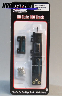 ATLAS 53 HO CÓDIGO 100 DERECHA INTERRUPTOR REMOTO MÁQUINA vía tren salida ATL53 NUEVO Foto 1 de 3