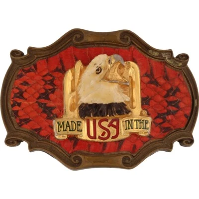 New Harley Davidson Motorcycle 75th Eagle B&S Logo 1970s Vintage Belt Buckle - Image 1 of 4