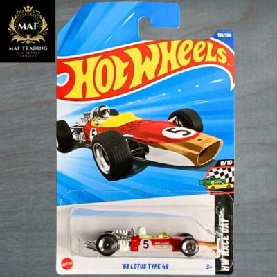 Hot Wheels 68 Lotus TYPE 49 #193 Mainline 2025 Case K | Auto nuova - Immagine 1 di 2