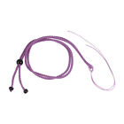 5pcs Jade Rope Nylon Cord Necklace Holder Strings Emerald Rope, Light Purple