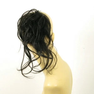 extension bollo de cabello coletero marrón oscuro castaño 22/2 - Imagen 1 de 4