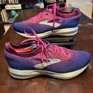 Brooks Levitate 2 Pink Purple Running Shoes Sneakers 1202791B520 - Women's Sz 9 - Picture 1 of 8