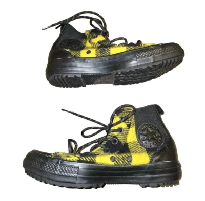 Converse Woolrich CTAS Hi Top 553385C Negro/Amarillo Talla EE. UU. 6,5 UE 37 Foto 1 de 4