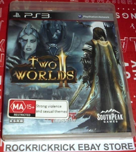 PLAYSTATION 3 GAME TWO WORLDS II INCLUDES MANUAL PAL - Picture 1 of 3