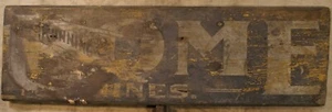 1880's - 1890's New Home Light Running Sewing Machine Primitive Advertising Sign - Picture 1 of 7