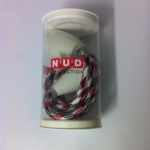 NUD Classic Pendant Light Porcelain Socket 3m Textile Cable White Black Red SALE - Picture 1 of 2