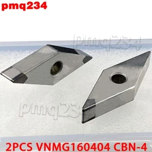 2PCS VNMG160404 CBN-4  VNMG 160404 CBN-4 Turning Insert CNC Boron Nitride Insert - Picture 1 of 3