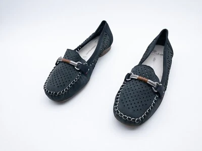 Rieker Mujer Mocasines Zapato Bajo Informales Loafer Azul Talla 42 Eu Tipo - Imagen 1 de 4