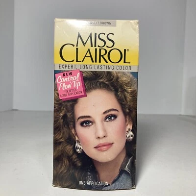 Vintage Miss Clairol Hair Color 35S Sunlit Brown 1986 - Image 1 of 4