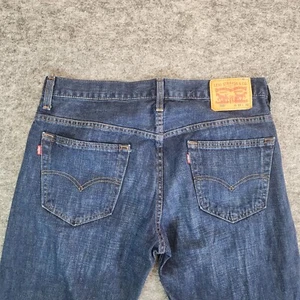 RARE Levis 569 Jeans Mens 34x31 Blue Denim Loose Straight Leg DOUBLE RED TAB - Picture 1 of 16