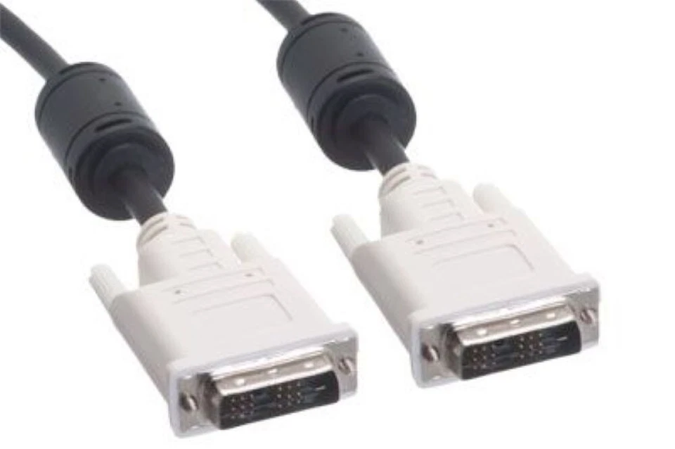 DVI Cable M-M DVI-D Single Link Male to Male Cord 18-Pin Monitor Cable 5 Feet  - Image 1 of 1