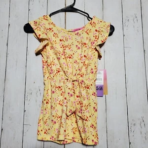 Paperdoll Girls' Youth Romper Yellow Sz XS New with tags - Picture 1 of 10