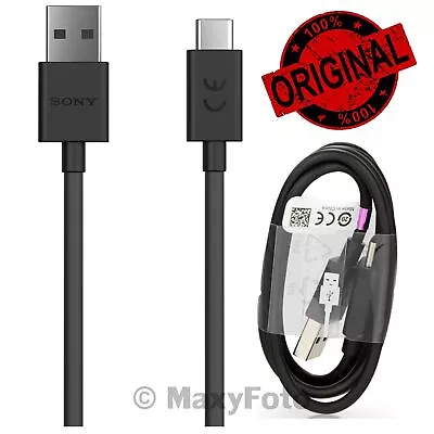 SONY NUOVO CAVO DATI E RICARICA ORIGINALE FAST USB TO TYPE-C UCB20 BLACK 78DB8DA - Immagine 1 di 4