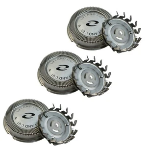 3*Shaving Heads Blades Heads Parts For Philips Norelco HQ4 HQ56 HQ55 YQ6008 U - Picture 1 of 9