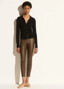 VINCE Leather Stitch Front Legging Pull-On Skinny Pants NWT $995 Size XS - Picture 1 of 6