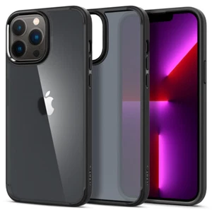 iPhone 13 Pro Max Hülle / 13 / Pro | Spigen [Ultra Hybrid Matt] Stoßfeste Abdeckung - Bild 1 von 39