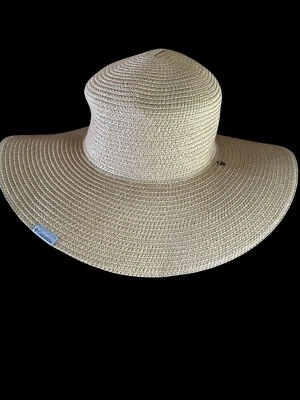 Chapéu Columbia Sportswear tecido de palha tamanho P/M bronzeado - Imagem 1 de 4