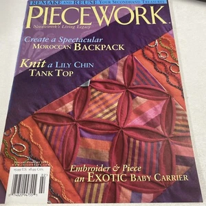 PIECEWORK Magazine January/February 2005 Silk Quilts Knitted Embroidery Knitted - Picture 1 of 1