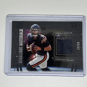 JUSTIN FIELDS 2022 PANINI BLACK STARLIGHT MATERIALS PATCH 23/99 - Picture 1 of 2