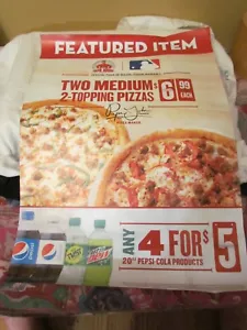 Papa Johns Promotional Magnet MLB Pepsi - Picture 1 of 3