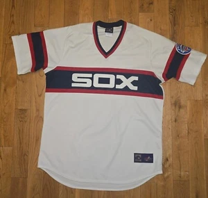 Majestic MLB Cooperstown Mens Chicago White Sox BLANK 75th Jersey Sz XL - Picture 1 of 5