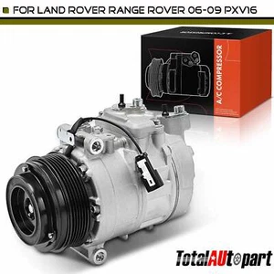 A/C Compressor with PXV16 Style for Land Rover Range Rover 2006 2007 2008 2009 - Picture 1 of 9