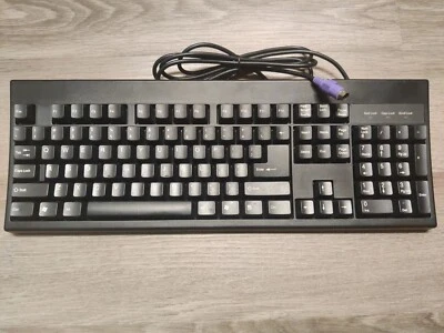Chicony KB-2961 Wired Keyboard Black ps2  - Image 1 of 4
