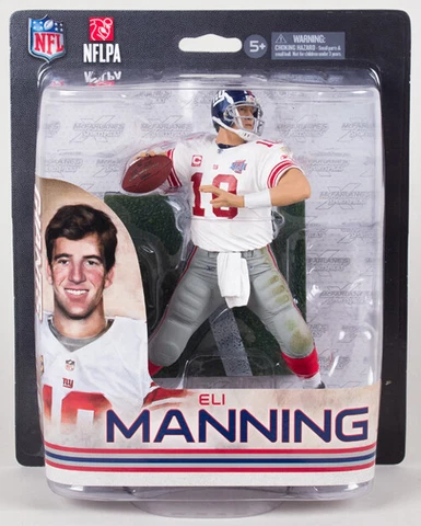 McFarlane NFL Series 33 New York Giants Eli Manning SB White Jersey Cover