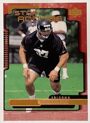 1999 Upper Deck Star Rookies #261 Patrick Kerney RC Falcons Cavaliers Seahawks - Image 1 of 2