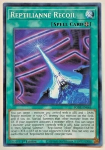 Yugioh Burst of Destiny BODE-EN061 Reptilianne Recoil Common NM/M - Picture 1 of 1