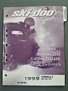 1999 Ski Doo Formula Z Snowmobiles Original Dealer Parts Book Manual Catalog - Picture 1 of 3