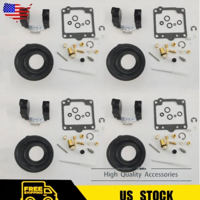4 Sets Carburetor Repair kit Diaphragm Float FOR Suzuki GS850G GS850GL GS850 - Image 1 of 4
