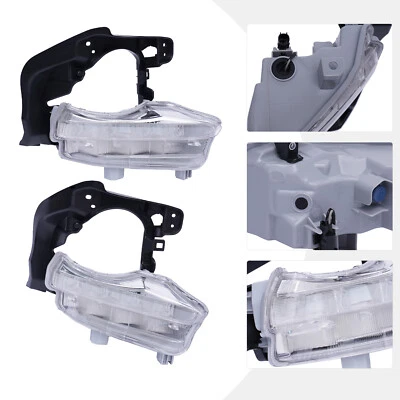 1 Pair For 2014 2015 2016 Toyota Highlander Daytime Running Light LED. New - Image 1 of 4