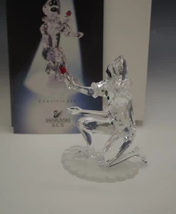 FIGURINA CRISTALLO SWAROVSKI SCS 2001 ARLECCHINO 254044 MASCHERATA - Foto 1 di 6