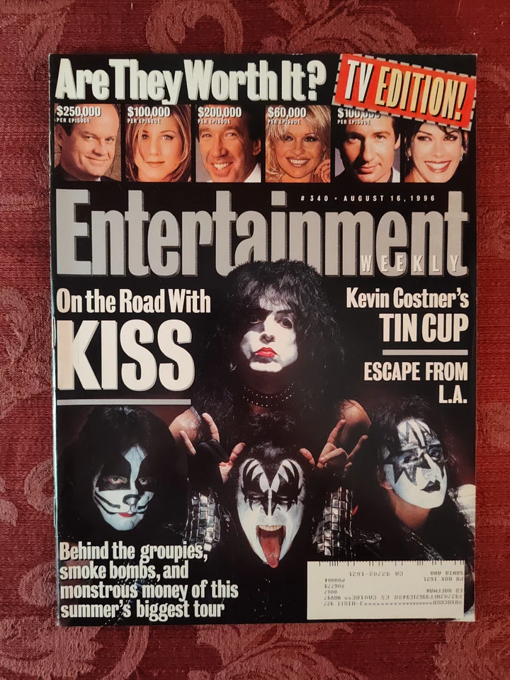 ENTERTAINMENT WEEKLY Magazine August 16 1996 KISS Kurt Russell Foto 1 de 1