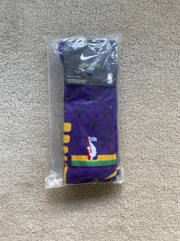 New Orleans Pelicans City Edition NBA Nike Elite Crew Socks - Large NEW Cover