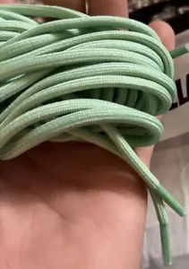 Meerkat leichte stretchige Snowboard Boot Schnürsenkel 99" rund pastell pistaziengrün - Bild 1 von 6