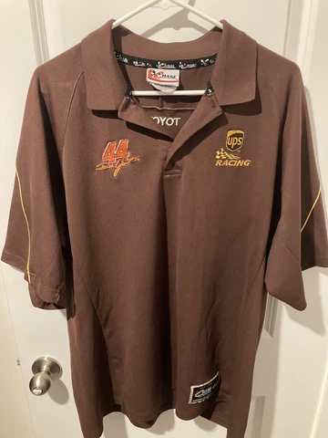 Chase Authentics UPS Dale Jarrett NASCAR Shirt. XL. Polo Cover