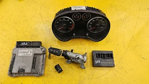 AUDI A3 CONVERTIBLE 1.8 TFSI ENGINE CDA 08-13 ENGINE ECU KEY LOCK SET 8P7907115H - Picture 1 of 9