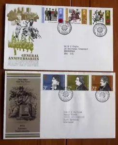 QEII - 1971 - Literary & General Anniversaries FDCs - Edinburgh - VGC - Picture 1 of 1