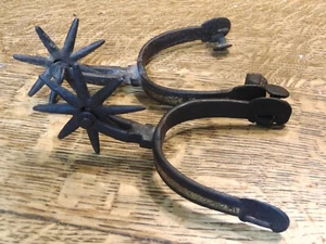 Antique Southwestern Wrought Iron Spurs - Picture 1 of 11