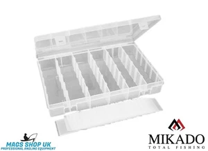 MIKADO MEDIUM, PLASTIC FISHING TACKLE BOX, 18 x 27 x 4.5 CM, PREDATOR,  UABM-308 - Picture 1 of 1