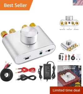 Compact 160W Bluetooth Mini Amplifier - 2.0 Channel Hi-Fi Sound for Any Space - Picture 1 of 11