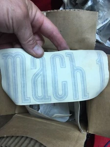 Mustang Mach 1 decal set for 1971 Mach 1 - Black Argent - Bild 1 von 4