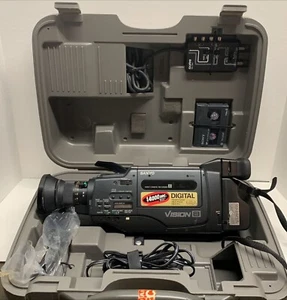 Videocámara grabadora Sanyo VM-D5 vintage/estuche de transporte/accesorios - Imagen 1 de 12