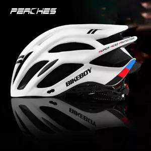 Ultralight Cycling Helmet With Rear Light MTB Bike Safety Helmet Integrally-mold - Picture 1 of 28
