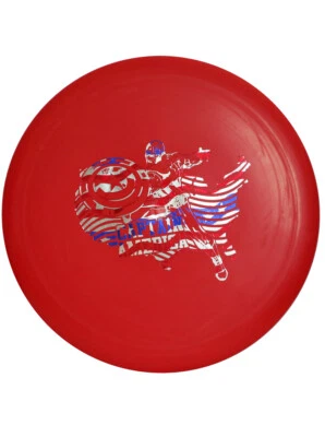 Marvel Disc Golf Dynamic Discs Captain America Stroke State Prime Breakout 153g - Image 1 of 2