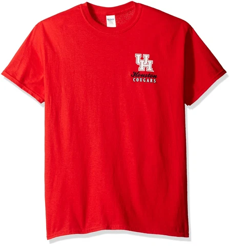 New World Graphics NCAA Oval Label Short Sleeve, Large, Red Cover
